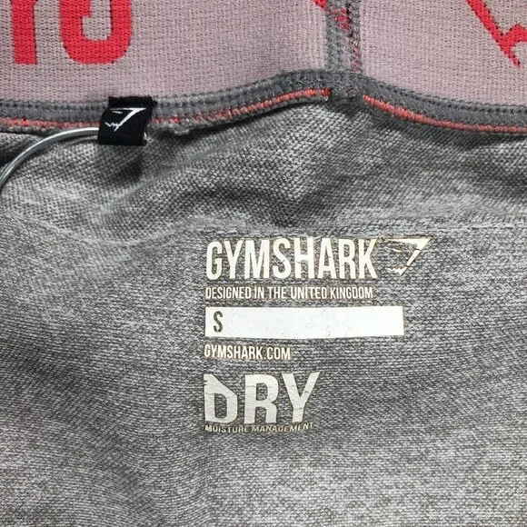 Gymshark Dry Leggings Size Small Gray Pink - Picture 4 of 8
